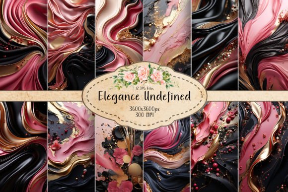 Abstract Gold and Pink Backgrounds: Elevate Your Visual Projects