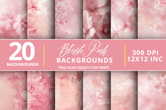 Blush Pink Backgrounds Bundle: A Creative Asset for Modern Projects