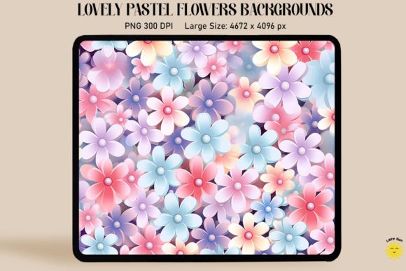 Embrace Softness: The Allure of Tiny Pastel Flowers Backgrounds