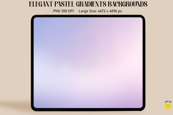 Embracing the Soft Glow of Lilac Purple Pastel Gradient Backgrounds