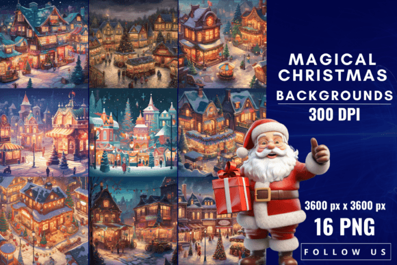 Enchanting Christmas Backgrounds for Your Projects