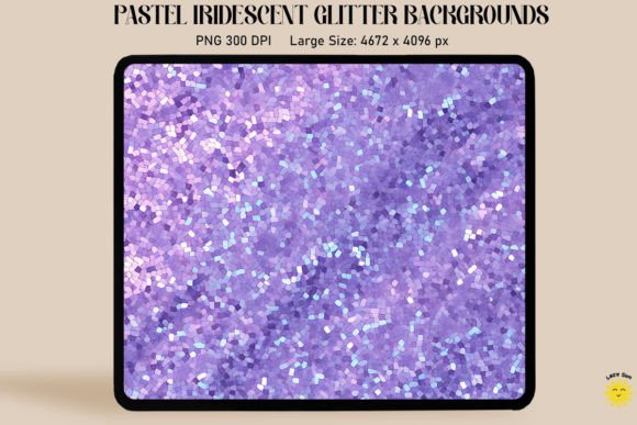Enchanting Pastel Purple Iridescent Backgrounds for Your Designs