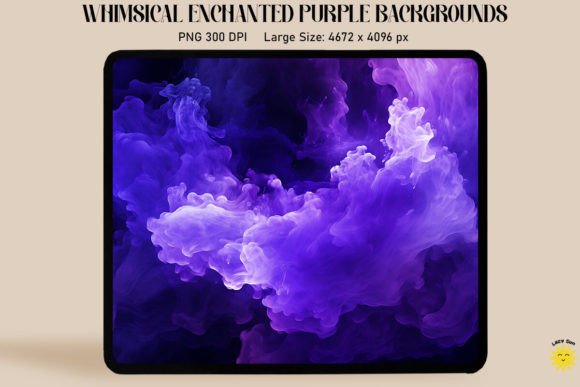 Magical Purple Nebulous Backgrounds: Elevating Your Creative Vision