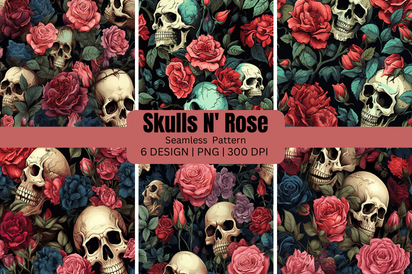 Skulls and Rose Seamless Backgrounds: A Designer's Guide