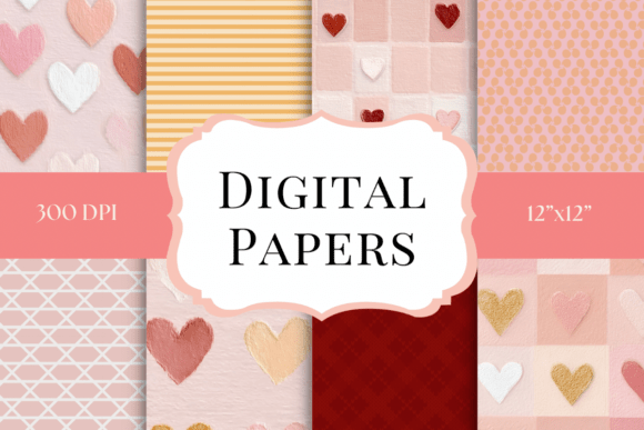 Soft, Romantic Pink Blush Valentine Backgrounds