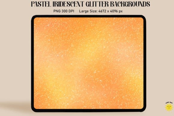 The Allure of Pastel Orange Iridescent Backgrounds