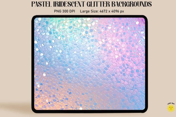 Unlock Creative Potential with Pastel Silver Iridescent Backgrounds